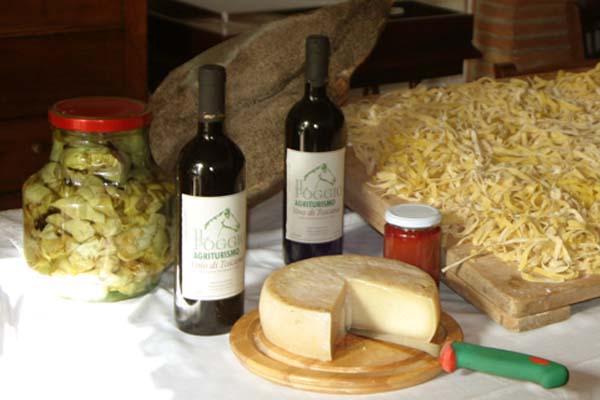 Wine - Farmhouse Il Poggio - Casale Marittimo - Pisa - Tuscany